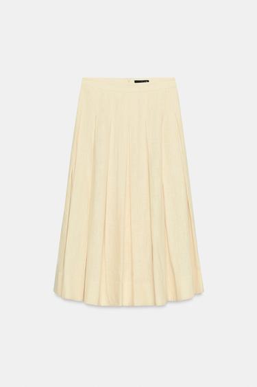 Zara Юбка со складками — коллекция ZARA «ZW»