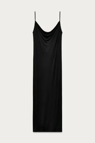 Длинное платье с драпировкой marisa berenson x zara