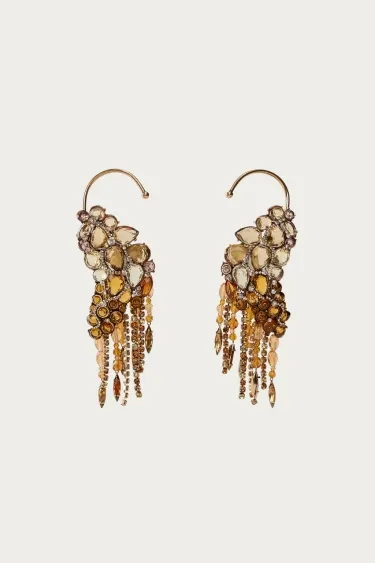 Серьги с яркими камнями marisa berenson x zara- Заказать в России