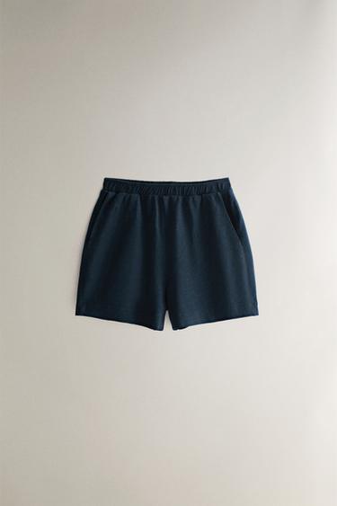 Zara Хлопковые шорты купить с доставкой.