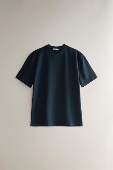 Zara Футболка с короткими рукавами из хлопка купить с доставкой.