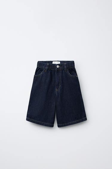 Zara Джинсовые шорты бермуды свободного кроя купить с доставкой.