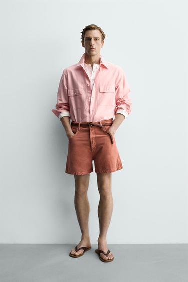 Zara Джинсовые шорты 