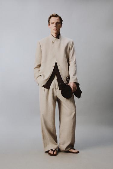 Zara Костюмный двубортный блейзер купить с доставкой.