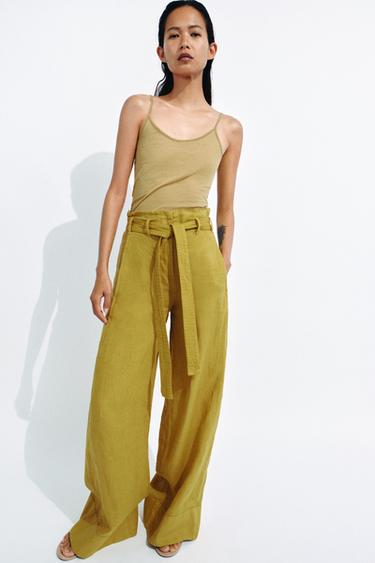 Zara Брюки из 100% льна — коллекция ZARA «ZW»