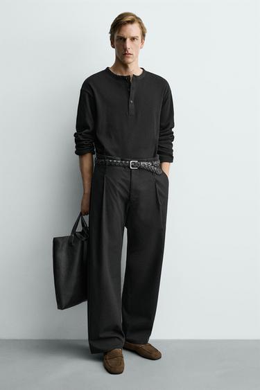 Zara Кожаные лоферы с планкой купить с доставкой.