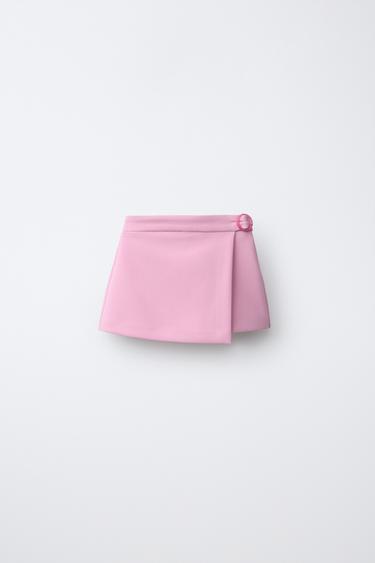 Zara Юбка-шорты с пряжкой купить с доставкой.