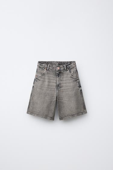 Zara Джинсовые шорты SUPER багги купить с доставкой.