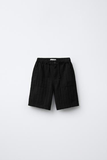 Zara Шорты рельефной фактуры
