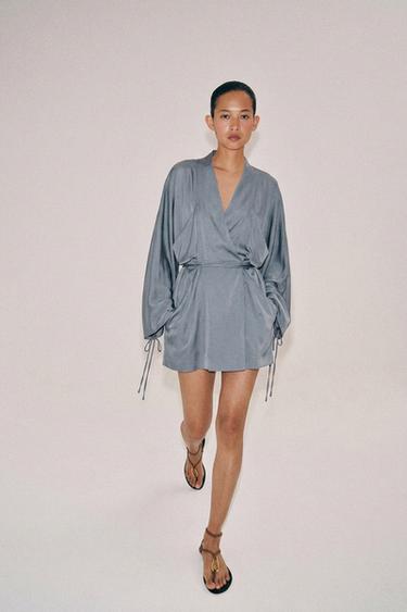 Короткое платье с запахом — Zw Collection- Заказать в России