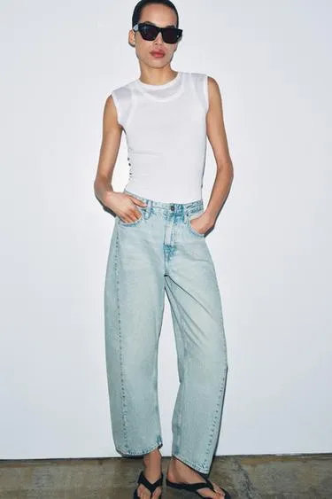 Джинсы Zw Collection Ankle Relaxed со средней посадкой