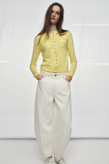 Zara Джинсы коллекция ZARA «ZW» с высокой посадкой купить с доставкой.