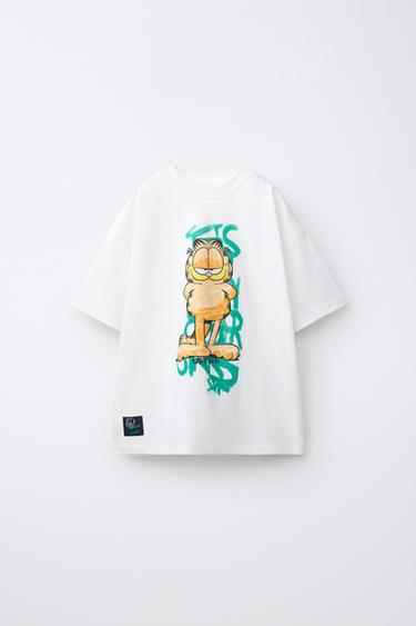 Zara Футболка с граффити GARFIELD © PAWS INC