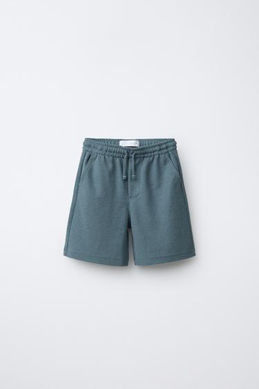 Zara Шорты-бермуды в стиле рустик купить с доставкой.