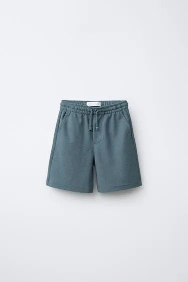 Zara Шорты-бермуды в стиле рустик