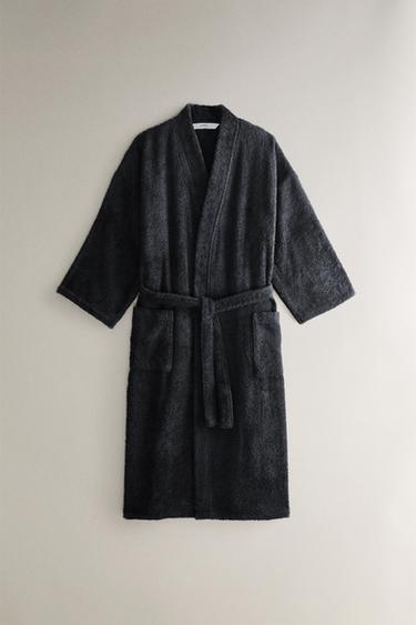 Zara Халат из высококачественного хлопка (420 г/м²)
