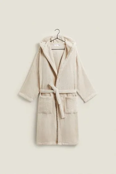 Махровый халат с капюшоном extra soft (380 г/м²)