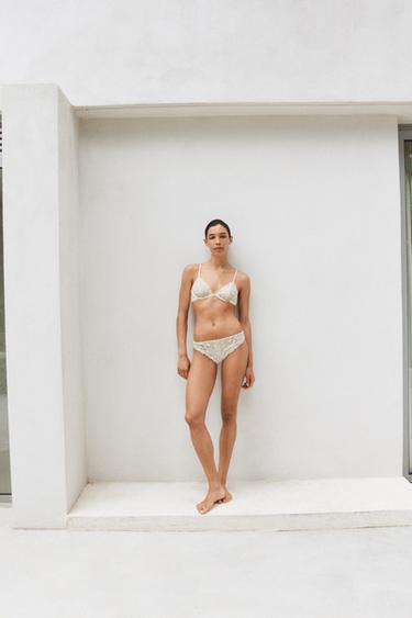 Zara Кружевные трусы