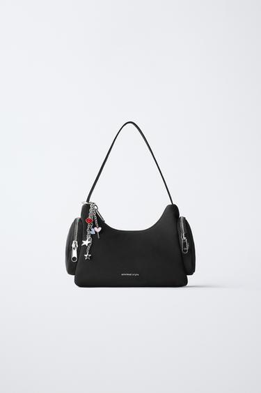 Zara Сумка на плечо с подвесками