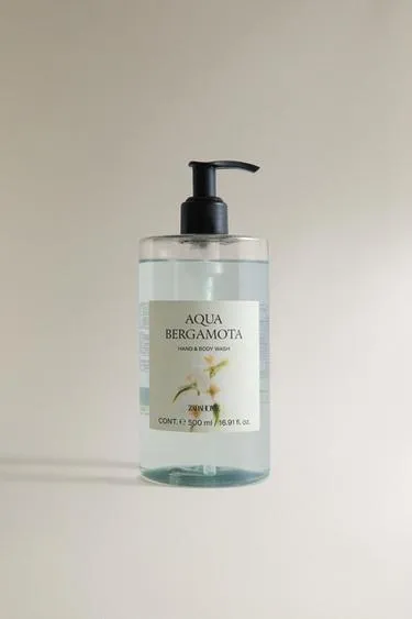 Жидкое мыло для рук и тела aqua bergamot (500 мл)- Заказать в России