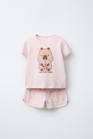 Zara 1,5-6 лет/пижама «капибара капифан» ©