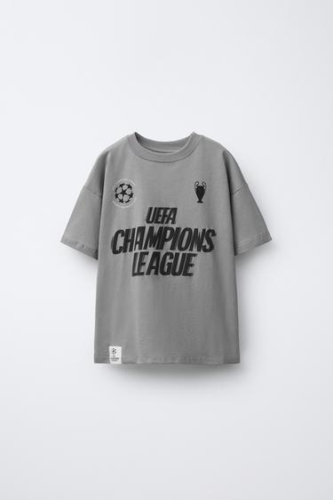 Zara Футболка с принтом UEFA CHAMPIONS LEAGUE ® купить с доставкой.