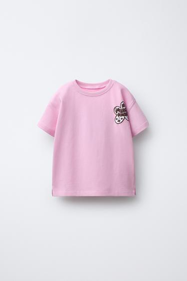Zara Лонгслив с рельефным принтом купить с доставкой.