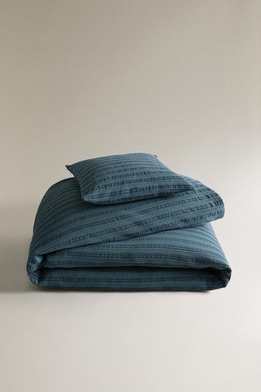 Zara Детская накидка на кровать с рельефными полосками купить с доставкой.