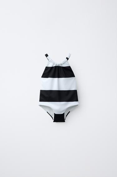 Zara 2-6 лет/купальник в полоску