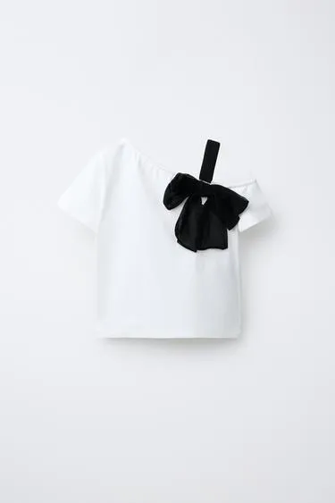 Асимметричный топ с бантом- Заказать в России