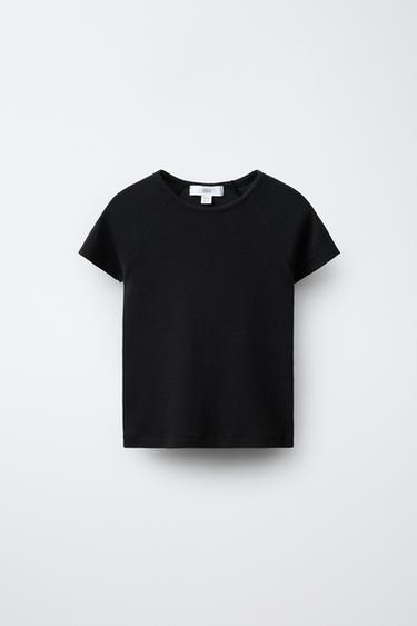 Zara Футболка с регланом из модала