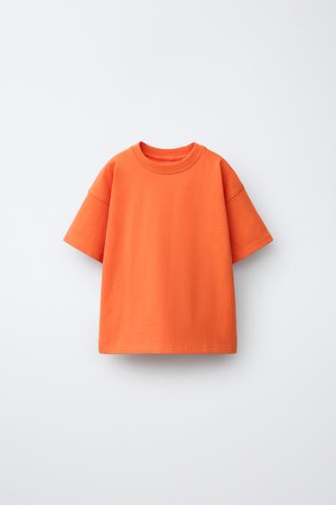 Zara Футболка однотонная