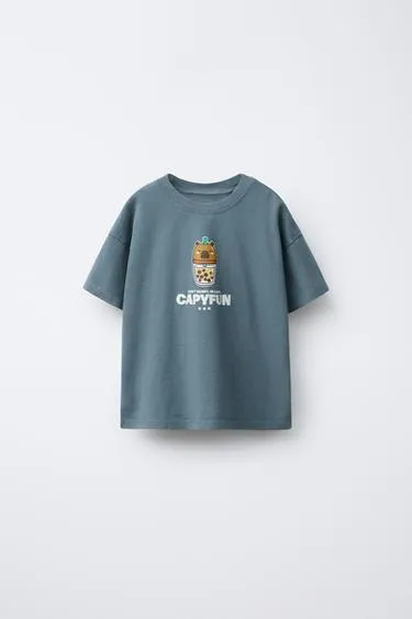 Футболка с принтом capybara capyfun ©- Заказать в России