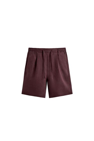 Zara Шорты  из 100% льна