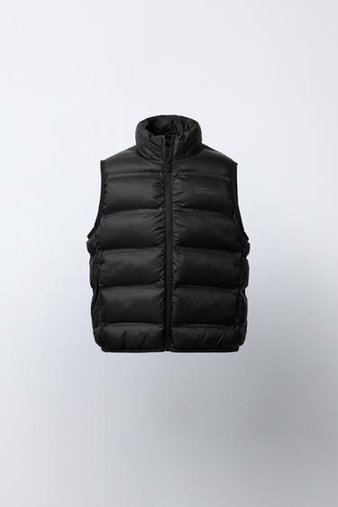 Zara Легкий водоотталкивающий жилет с капюшоном купить с доставкой.