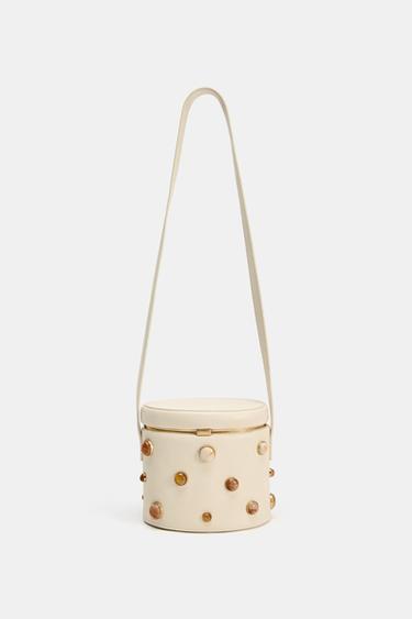Zara Жесткая сумка через плечо купить с доставкой.
