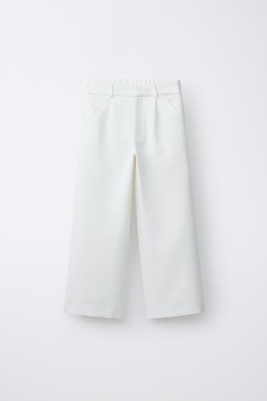 Zara Расклешённые брюки с эластичным поясом