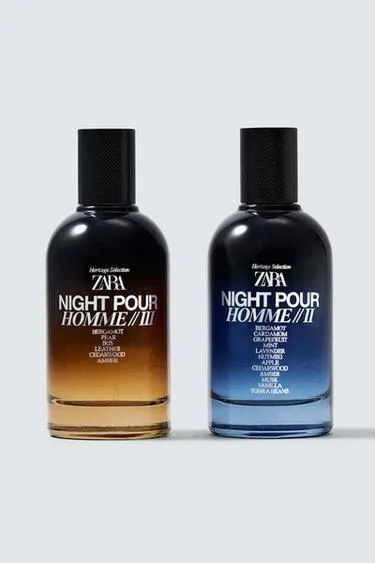 Набор night pour homme ii + iii, 2x100 мл