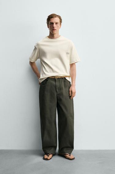 Zara Світшот с принтом из интерлока купить с доставкой.