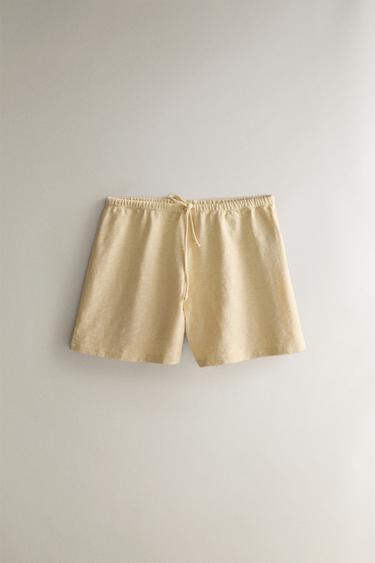 Zara Хлопковые шорты