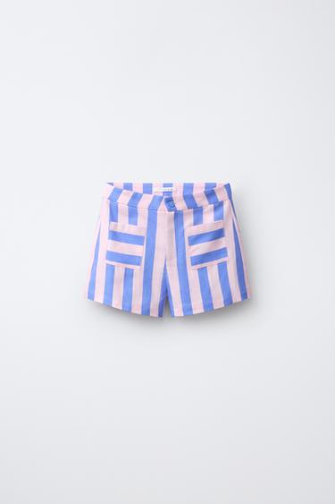 Zara Шорты в полоску