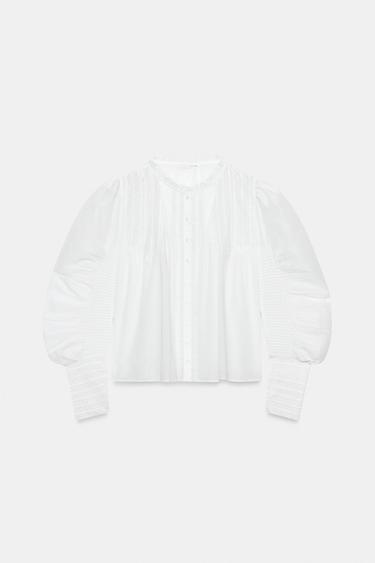 Zara Романтичная рубашка коллекция ZARA «ZW»