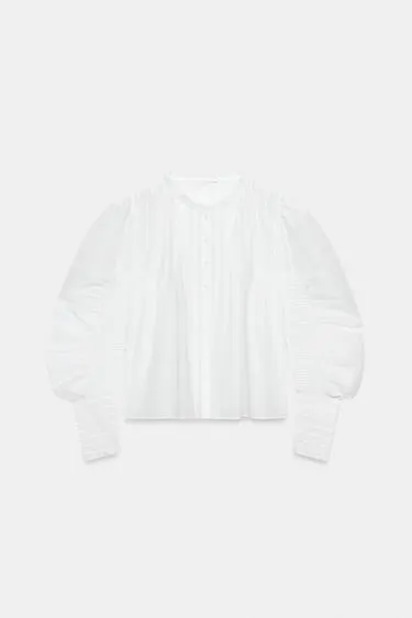 Романтичная рубашка коллекция Zara «Zw»- Заказать в России