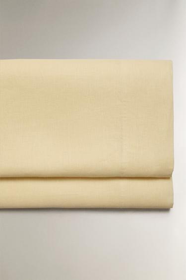 Zara Простыня из льна WASHED LINEN (140 GSM)