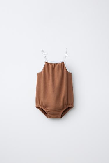 Zara Комбинезон с контрастными деталями