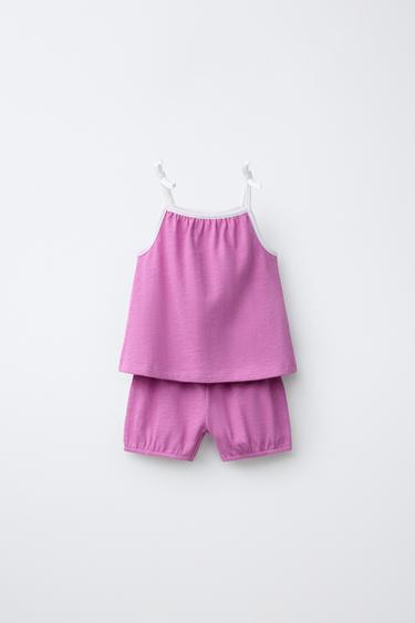 Zara Комплект из футболки и трусиков купить с доставкой.