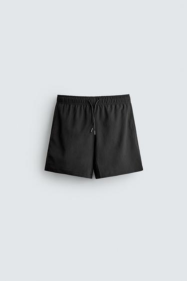Zara Плавки средней длины с неравномерной текстурой