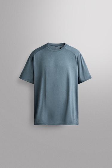 Zara Техническая футболка с рельефной текстурой