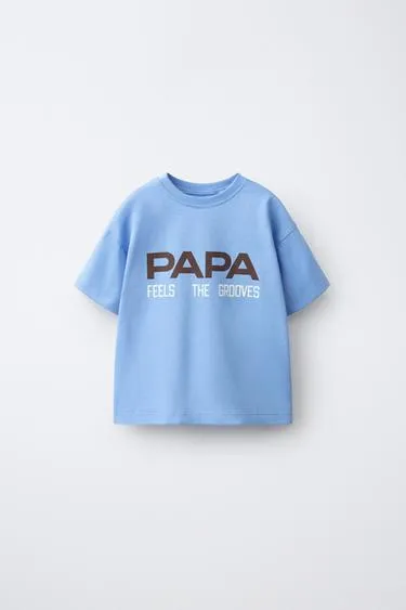 Футболка с принтом MAMÁ Y PAPÁ