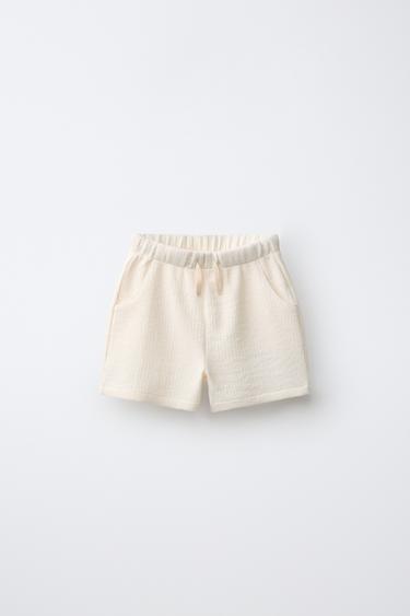 Zara Комфортные шорты с текстурой